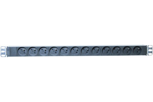 Multiprise 19" verticale 0 U 12 prises