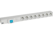 BACHMANN Multiprise 19" 800.2067 8 prises avec wattmètre