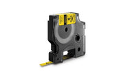 DYMO Rhino Etiquette industrielle gaine thermorétractable 6mm x 1,5m noir/jaune