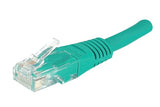 Cordon RJ45 catégorie 5e U/UTP vert - 2 m