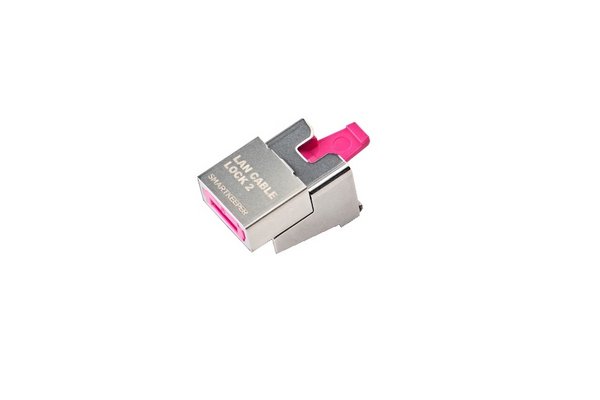 SMARTKEEPER / 5x Bloqueurs Cordon RJ45 1x Clé Basic Fuschia