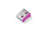 SMARTKEEPER / 6x Bloqueurs USB-A avec 1x Clé Basic Fuschia