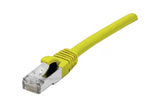 Cordon RJ45 catégorie 6 F/UTP LSOH SNG jaune - 0,15 m