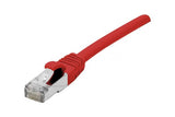 Cordon RJ45 catégorie 6 F/UTP LSOH SNG rouge - 0,15 m