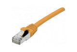 Cordon RJ45 catégorie 6 F/UTP LSOH SNG orange - 0,15 m