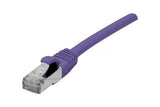 Cordon RJ45 catégorie 6 F/UTP LSOH SNG violet - 0,15 m