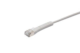 Cordon RJ45 CAT 6A F/FTP manchon coudable gris - 0,3 m