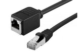 Rallonge cordon RJ45 catégorie 6A S/FTP LS0H snagless noir - 5 m