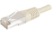 Cordon RJ45 catégorie 6A F/UTP gris - 7,5 m
