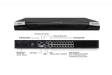 RARITAN DSX2-16M Console Serveur 16 ports série dual-Power AC/Gigabit + modem