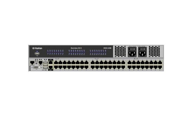 RARITAN DSX2-48M Console Serveur 48 ports série dual-Power AC/Gigabit + modem