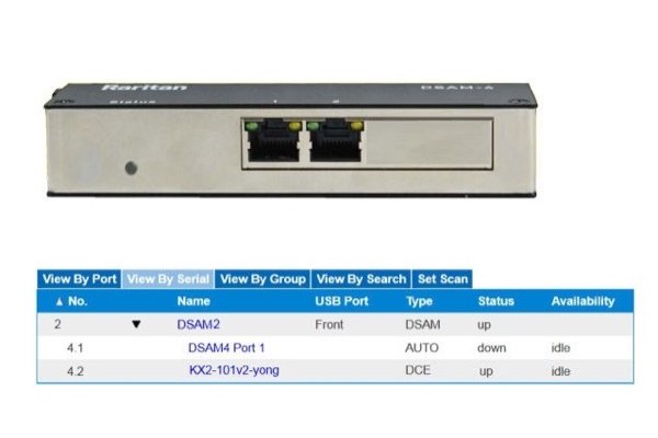 RARITAN DSAM-2 Module d acces série 2 p. pour Dominion KX III