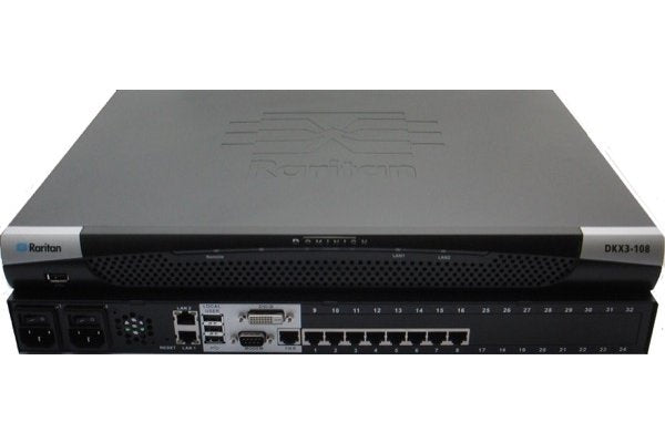 RARITAN DKX3-108 Switch KVM IP Cat5 8p.  Acces 1 local/ 1 distant