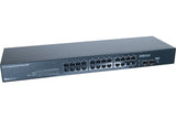 Dexlan switch 24 ports Gigabit + 2 SFP fibre optique