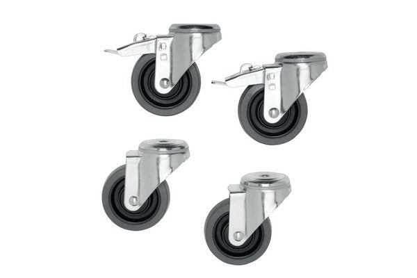 Wheels Heavy Duty Silver/Black