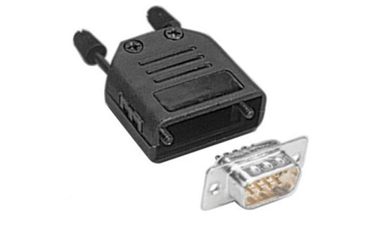 Kit connecteur à souder + capot - SUBD9 M