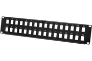 Panneau de brassage 19" 2U 32 ports UTP keystone