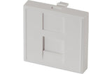 DEXLAN Plastron 45X45 droit pour 1 port RJ45 keystone