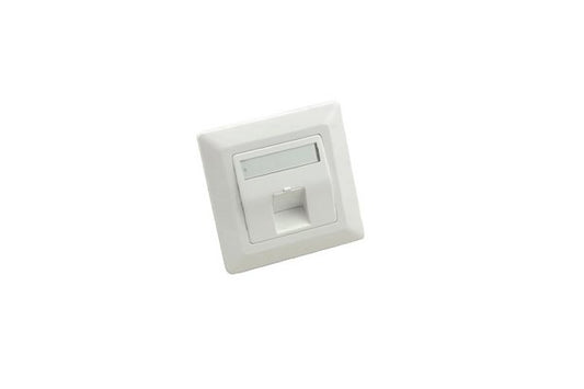 Plastron 80X80 incliné pour 1 port keystone