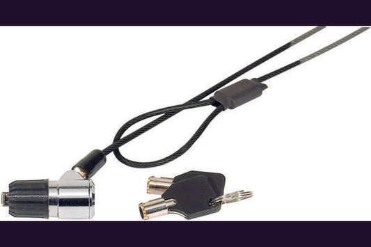 Antivol à clé Eco pour sécuriser1 appareil à encoche K-Lock - 1,80m