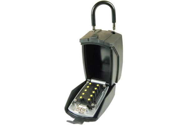 Mini coffre "garde clés" à code avec cache clavier - Spécial Chantier