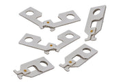 Sachet de 5 ancrages ciseaux antivol ajustable avec sécurisation de câble
