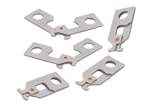 Sachet de 5 ancrages ciseaux antivol ajustable avec sécurisation de câble