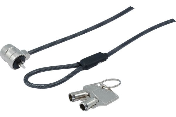 Antivol éco à clé pour encoche de sécurité K-Lock - câble acier torsadé de 1,80m