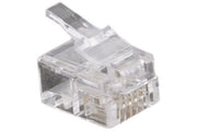 Connecteur à sertir 6P4C RJ11 UTP Téléphonie - lot de 50