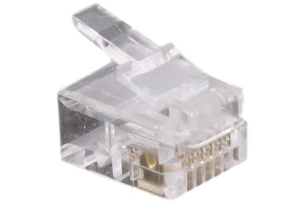 CONNECTEUR 6P6C RJ12 UTP TELEPHONIE LOT DE 10