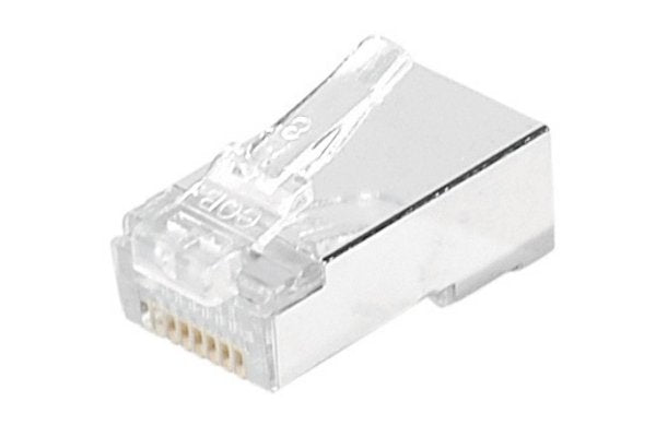 Connecteur à sertir 8P8C RJ45 CAT6A STP peigne séparé - lot de 10