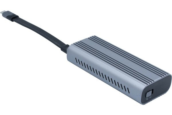 Boîtier USB4 Thunderbolt 4 40Gbps Type-C pour SSD M.2 NVMe/PCIe