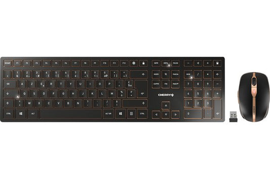 CHERRY Pack clavier & souris DW 9100 sans fil noir/bronze