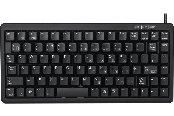 CHERRY Clavier compact G84-4100 USB/PS2 noir AZERTY (FR)
