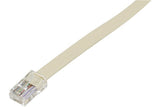 Cordon téléphonique RJ45 / RJ45 ivoire - 15 m