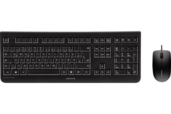 CHERRY Pack clavier & souris DC 2000 USB noir