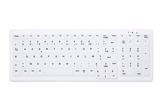 CHERRY Clavier AK-C7000 sans fil IP65 blanc (FR)