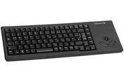 Cherry clavier miniature + trackball azerty usb noir +2 win