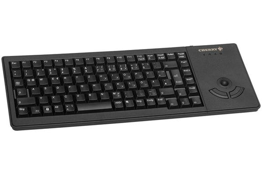 Cherry clavier miniature + trackball azerty usb noir +2 win