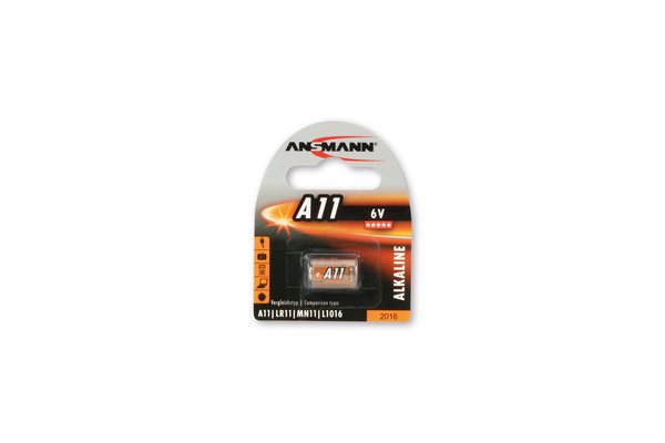 ANSMANN Piles alcalines 1510-0007 A11 blister de 1