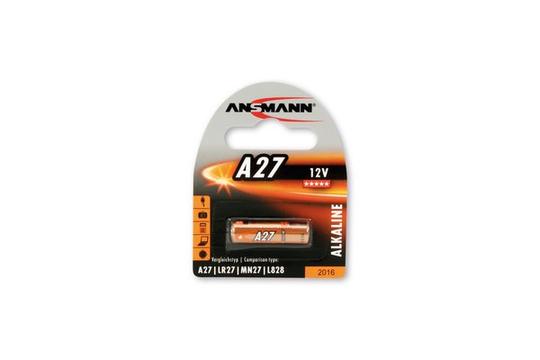 ANSMANN Piles alcalines 1516-0001 A27 blister de 1