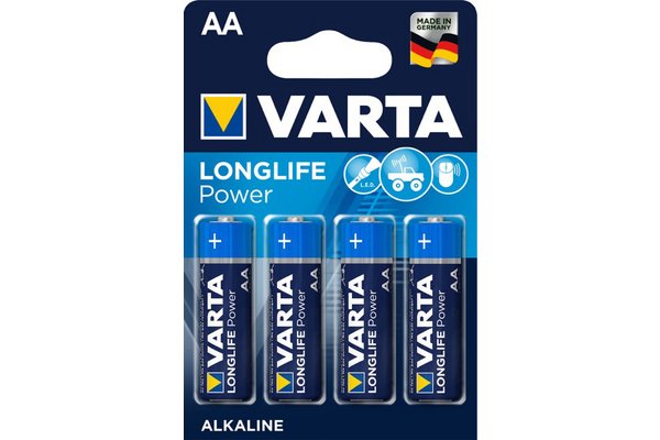 VARTA Piles alcalines 4906121414 LR6 / AA blister de 4