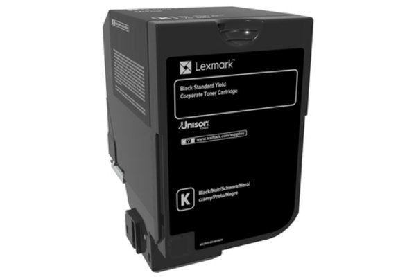 Toner LEXMARK 74C20KE CS720 CS725 CX725 - Noir