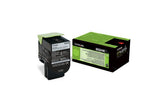 Toner LEXMARK 80C2HKE 802HK - Noir