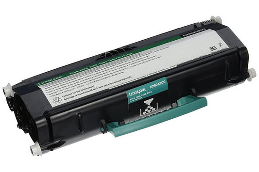Toner LEXMARK E260A80G - Noir