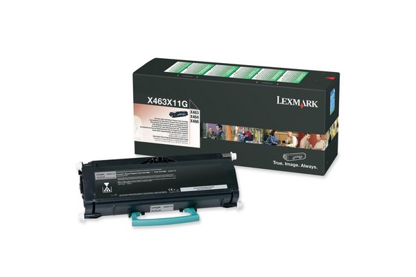 Toner LEXMARK X463X11G X463, X464, X466 - Noir