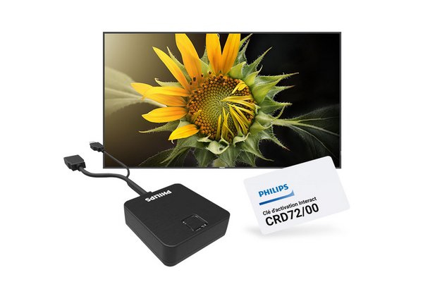 PHILIPS- Pack PROMO- Ecran 65BDL3550Q +CRD61 +CRD72