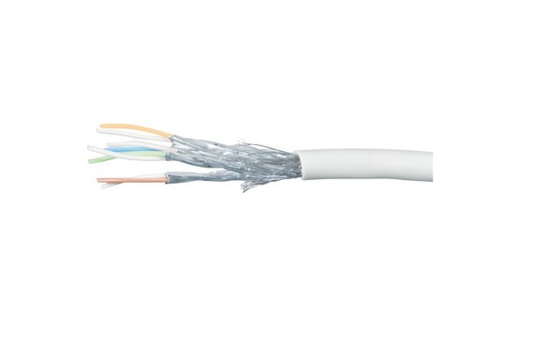 Câble multibrin S/FTP CAT6A gris - 500 m
