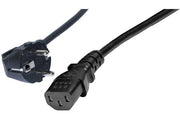 Cordon d alimentation PC CEE7 / C13 noir - 1 m