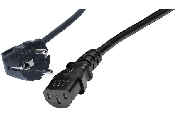 Cordon d alimentation PC CEE7 / C13 noir - 1 m